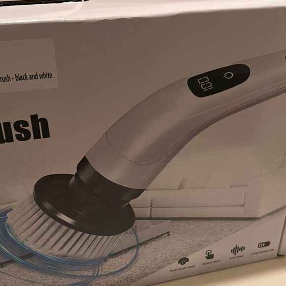 3me Lifestyle QX-018 Electric Cleaning Brush Multifunction Power Scrubber New - Picture 3 of 10